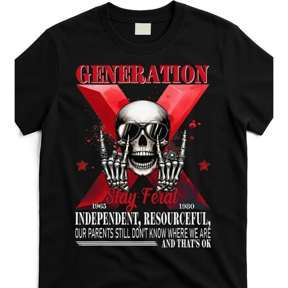 GENERATION X Stay Feral XL Tee Shirt - Picture 2 of 7